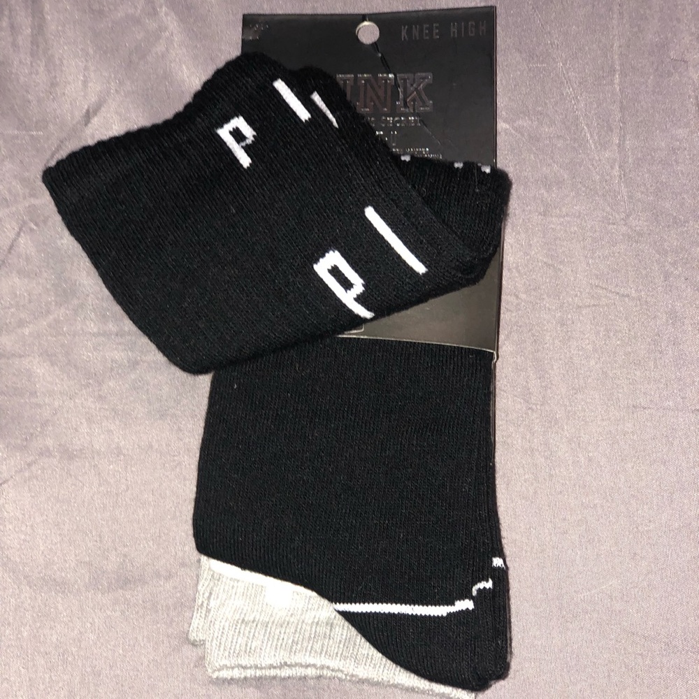 PINK Knee High Socks, Never Been Opened
